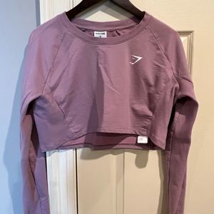 Gymshark Crop-Top Sweatshirt Womens Medium
